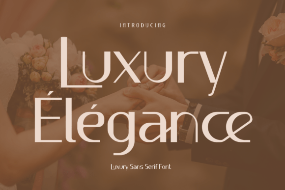 Luxury Élégance: A Premium Sans Serif Font for Bold Branding